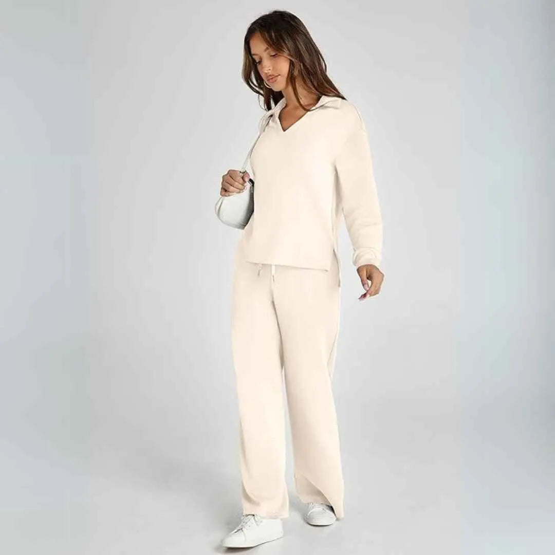 Ensemble-Décontracté-Femme-en-Sweat-Pantalon-Taille-Haute